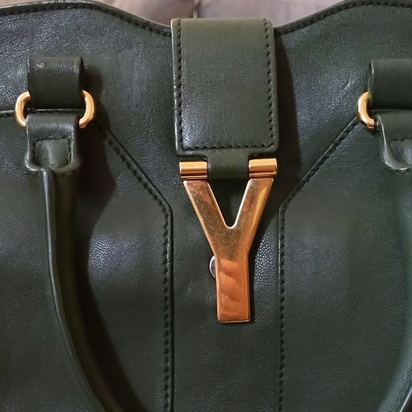 Saint Laurent YSL cabas chyc leather tote medium - Picture 6 of 8